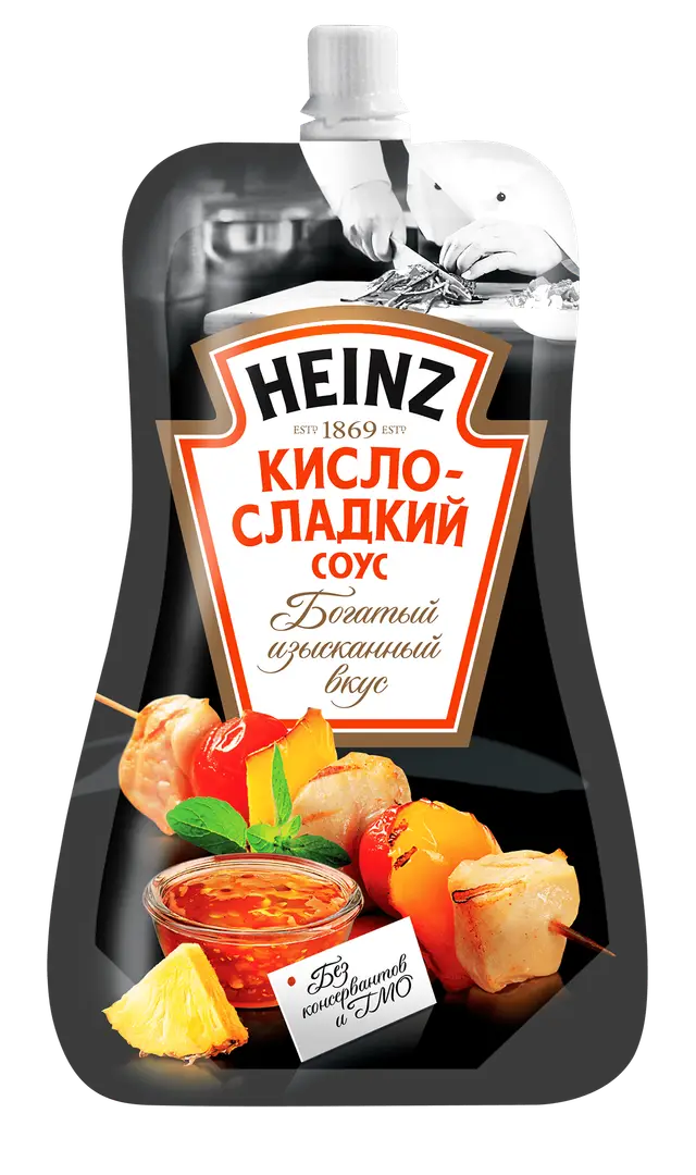 ХАЙНЦ соус 200гр КИСЛО-СЛАДКИЙ д/пак 1уп*14шт Хайнц Компани (пал 133)