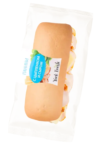 "York Fresh" Панини с цыпленком и сыром 190г (Россия)