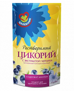 ЦЕЛЕБНИК цикорий с черникой ZIP м/у 85гр*12шт СлавКофе
