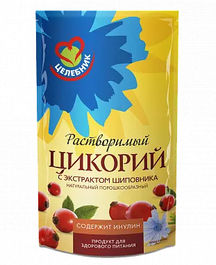 ЦЕЛЕБНИК цикорий с шиповником ZIP м/у 85гр*12шт СлавКофе