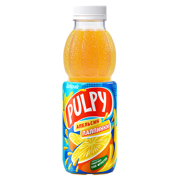 Напиток "Pulpy" Апельсин 0,45л ПЭТ (Россия)