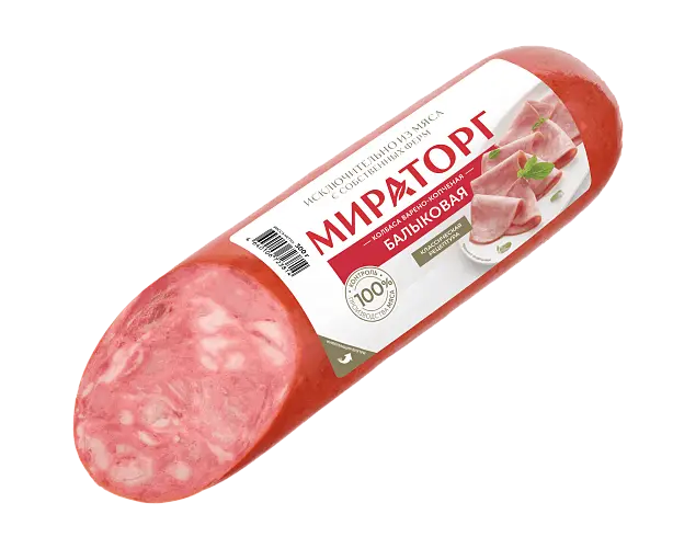 "Мираторг" Колбаса варено-копченая "Балыковая" 300г (Россия)