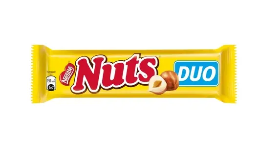Батончик "Nuts" Duo 66г (Россия)