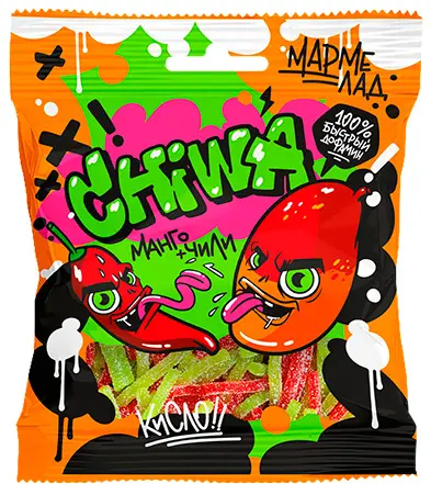"CHI WA-WA" Кусочки манго чили 90г (Россия)
