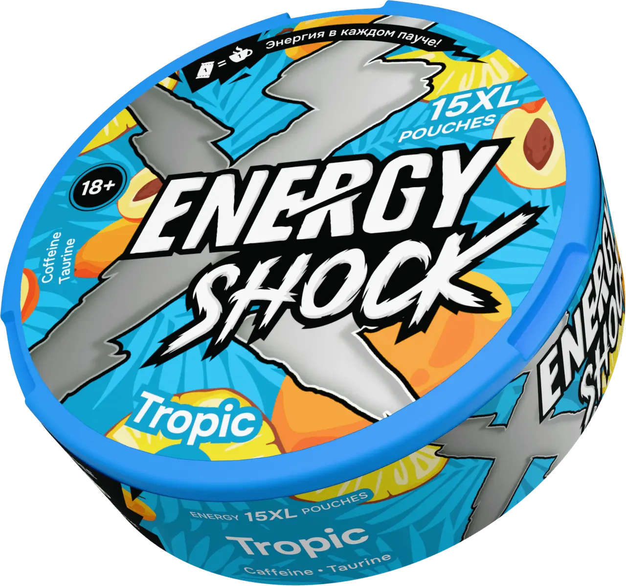 Энергетические паучи " Energy Shok" Tropical power 10г (Россия)