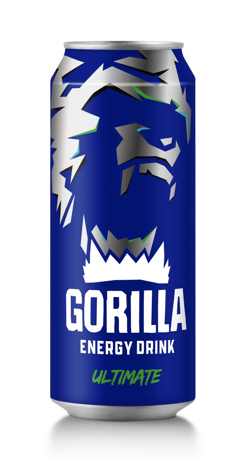 Энергетический напиток "Gorilla" Ультимэйт сах 0,45л ЖБ (Россия)