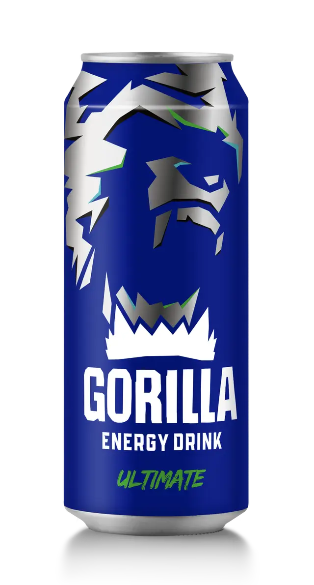 Энергетический напиток "Gorilla" Ультимэйт сах 0,45л ЖБ (Россия)
