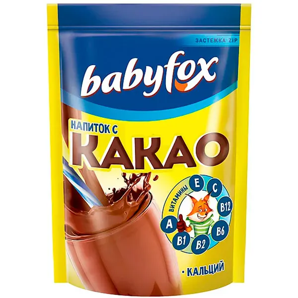 Напиток "Babyfox" какао порошок 135 гр (Россия)
