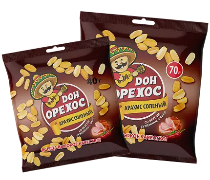 Арахис "Дон орехос" со вкусом буженины 40г (Россия)