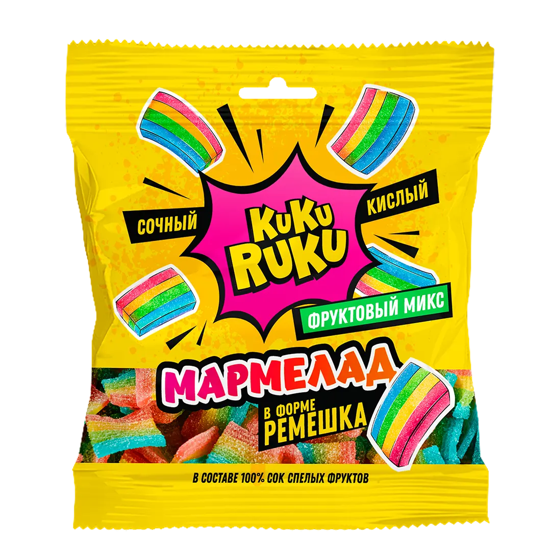"CHI-WA-WA" Package Ремешок Фруктовый Микс кислый 80г (Россия)