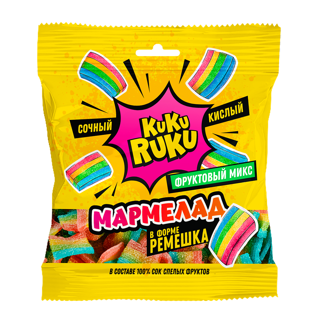 "CHI-WA-WA" Package Ремешок Фруктовый Микс кислый 80г (Россия)