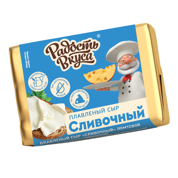 ФР "Радость Вкуса" Сыр плавленый Сливочный 90г (Россия)