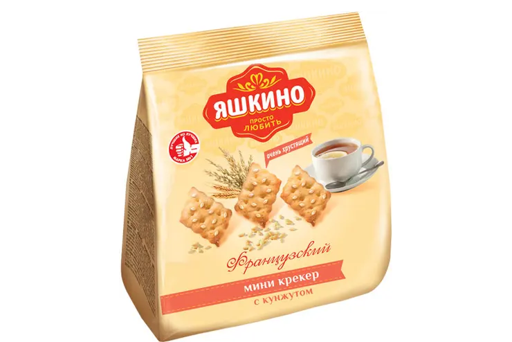 Крекер "Яшкино" Французский мини 180г (Россия)