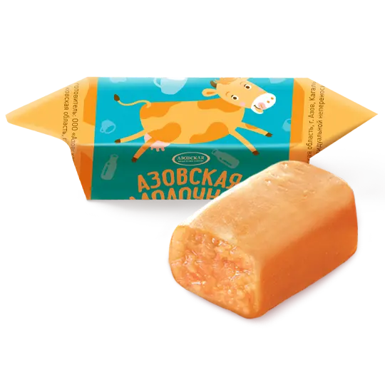 Конфеты "Азовская Коровка" Молочные 300г (Россия)