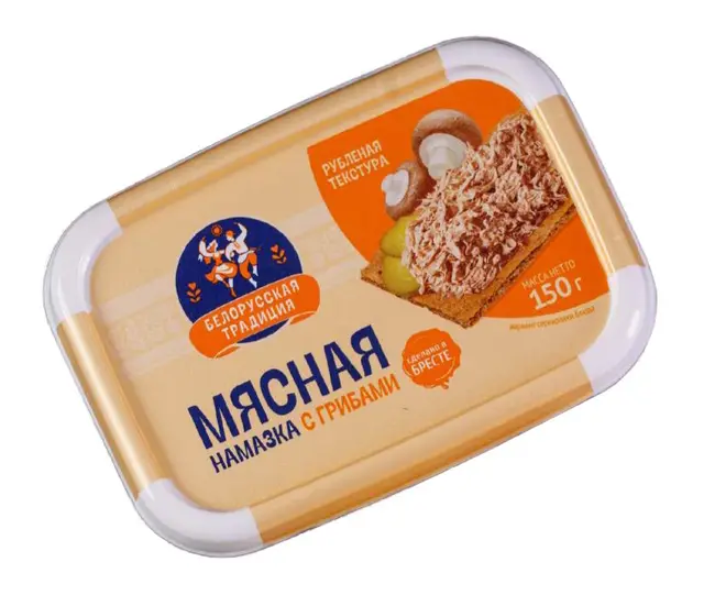 Намазка "БТ" Мясная с Грибами 150г (Беларусь)