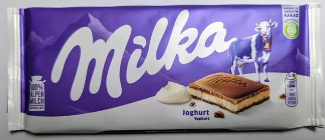 "Milka" 100гр Yoghurt шок. йогурт 1бл*23шт (пал300) Монделиз