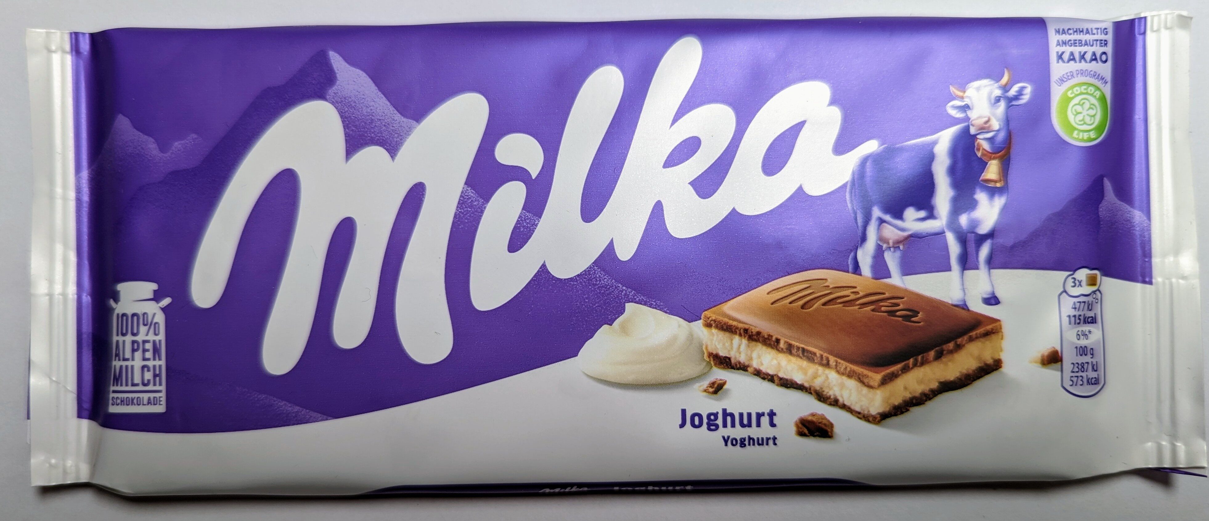 "Milka" 100гр Yoghurt шок. йогурт 1бл*23шт (пал300) Монделиз