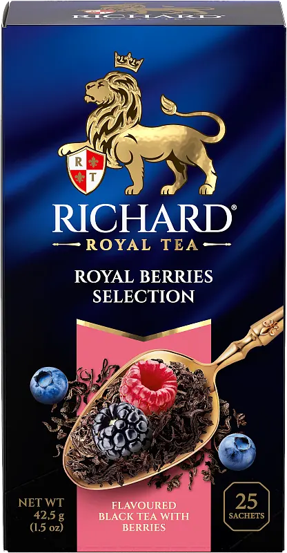 РИЧАРД 25пак Роял Лесные Ягоды (Berries Selection) чай черн. 1уп*12шт Май