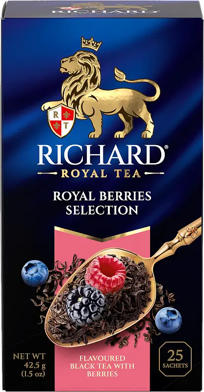 РИЧАРД 25пак Роял Лесные Ягоды (Berries Selection) чай черн. 1уп*12шт Май