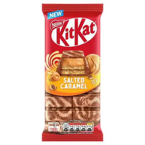 Плитка Kit Kat 99гр Salted Caramel с Соленой карамелью (ЕС) 1уп*15шт