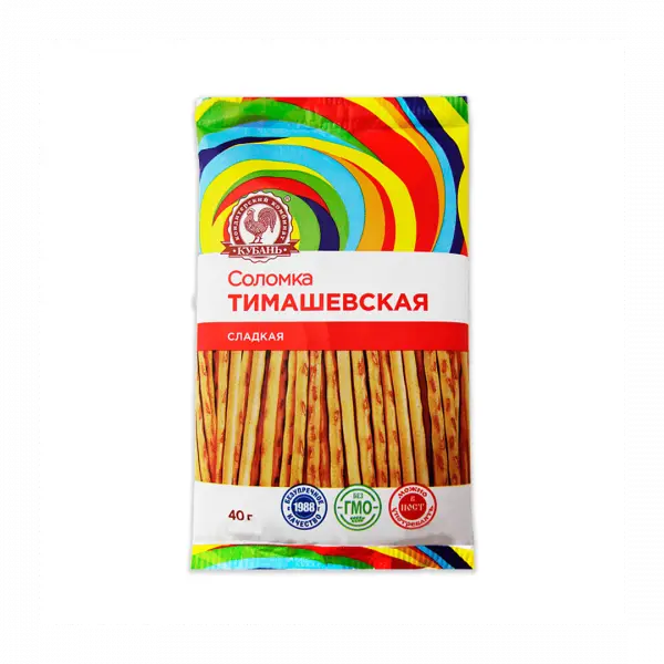 КУБАНЬ Соломка 100гр Тимашевская сладкая 1уп*35шт КК Кубань