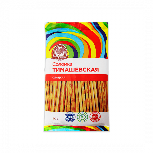 КУБАНЬ Соломка 100гр Тимашевская сладкая 1уп*35шт КК Кубань