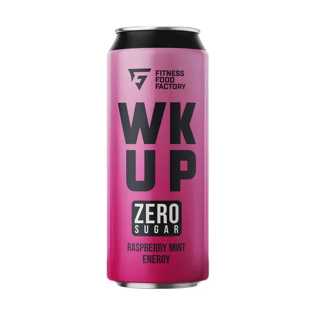 НАПИТОК  "WK UP" со вкусом Малина Мята 0.45л ЖБ (Россия)