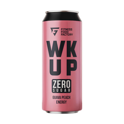 НАПИТОК "WK UP" со вкусом Персик Гуава 0.45л ЖБ (Россия)