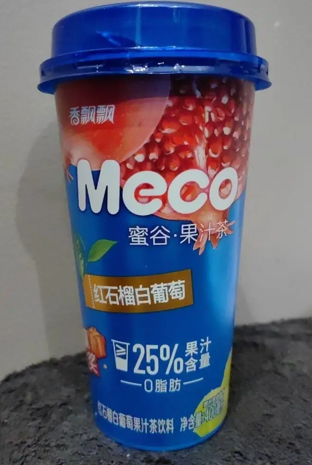 Чайный напиток " Meco"  со вкусом граната и винограда 400мл ПЭТ (Китай)