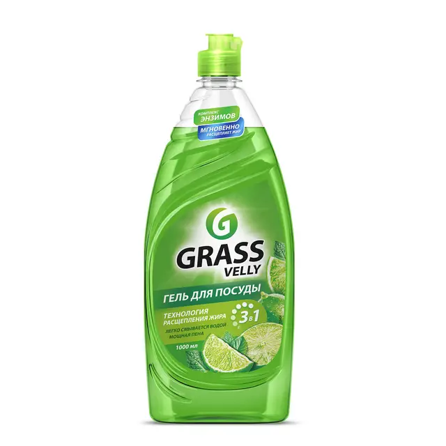 Моющее Средство Grass Velly Premium Лайм Мята 1л