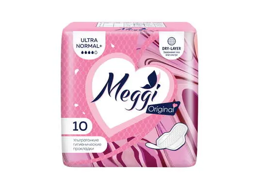 Прокладки Мэгги Ultra Normal+ 4* 10шт