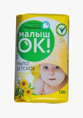 Мыло Туалетное Твердое Детское Череда 150г уп