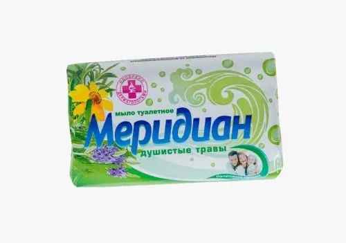 Мыло Туалетное Твердое Меридиан Душистые Травы 100г уп