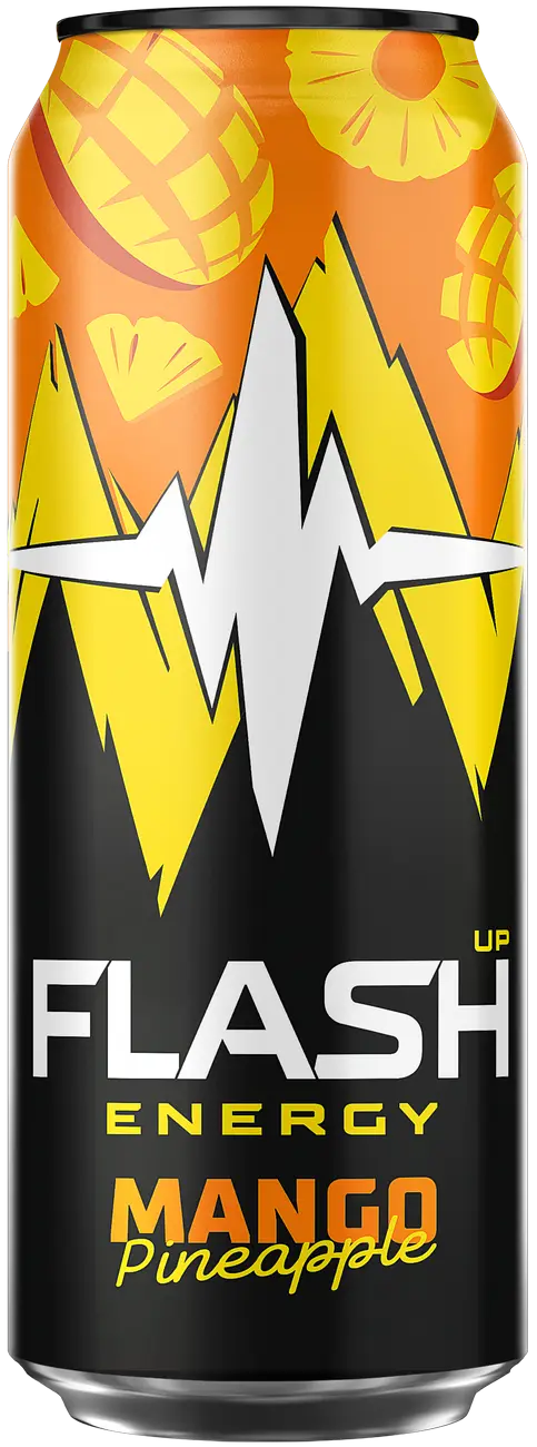 Энергетический напиток "Flash" Манго 0.45л ЖБ (Россия)