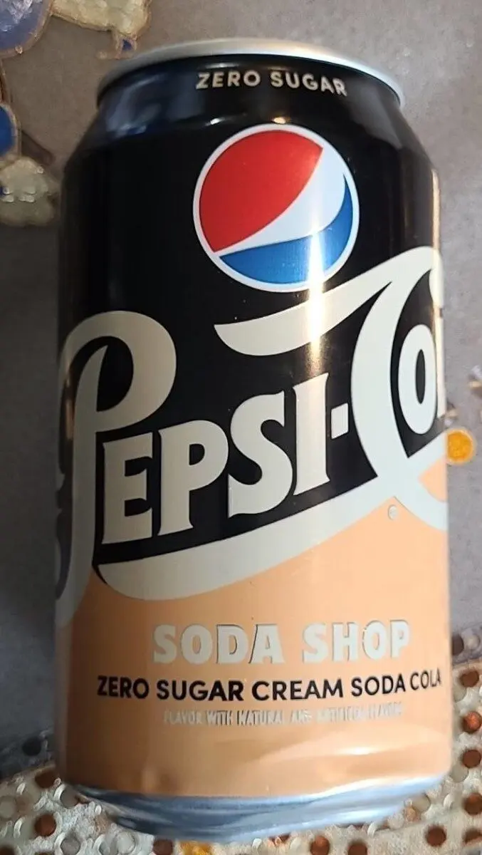 Газированный напиток PEPSI Cream Soda zero sugar, 0,33л