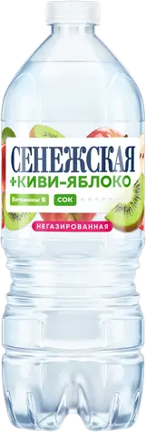 Напиток «Сенежская» со вкусом Киви-Яблоко 1л не газ ПЭТ (Россия)