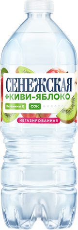 Напиток «Сенежская» со вкусом Киви-Яблоко 1л не газ ПЭТ (Россия)