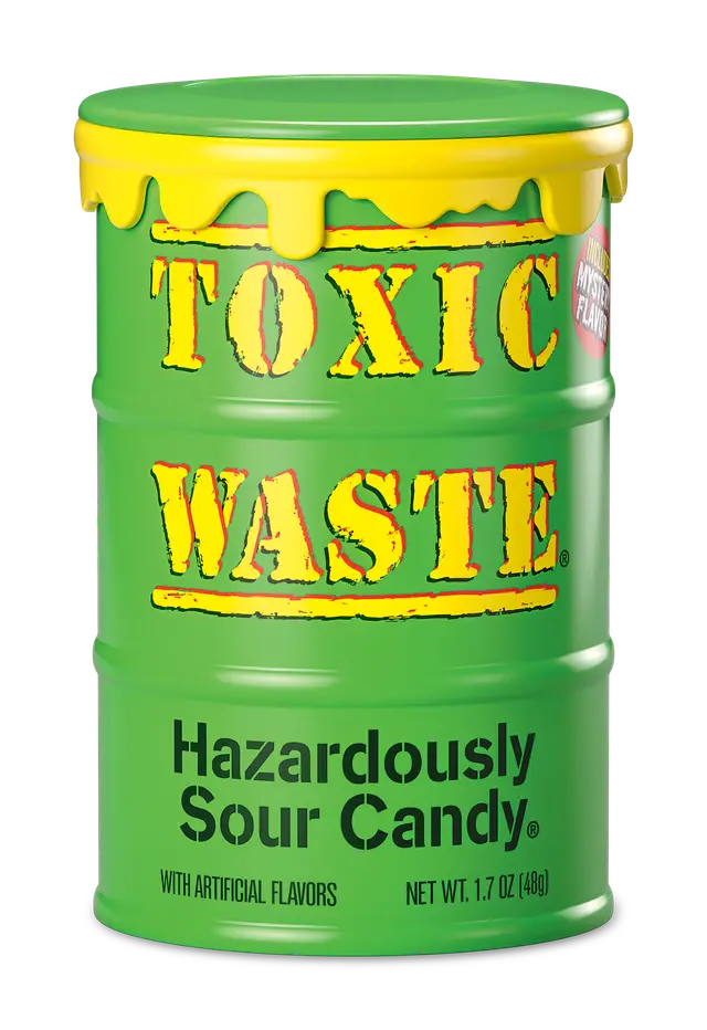Леденцы Toxic Waste зеленая 42 гр (12)