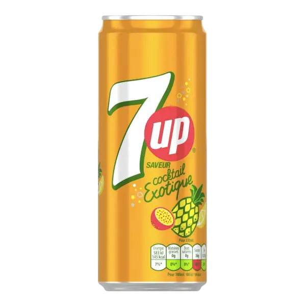 Газированный напиток 7UP ЭКЗОТИК 330мл (24) Франция
