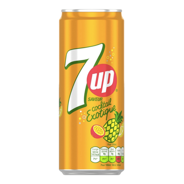 Газированный напиток 7UP ЭКЗОТИК 330мл (24) Франция