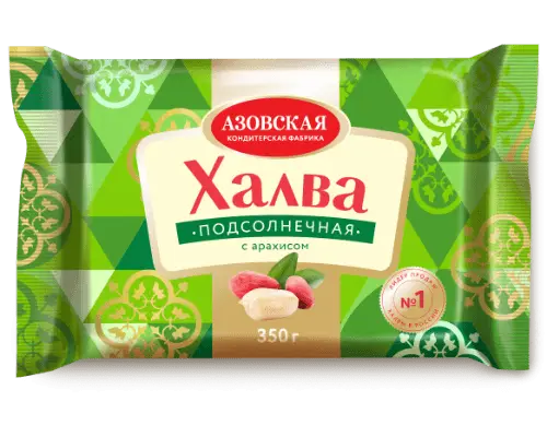 Халва подсолнечная с арахисом 350г
