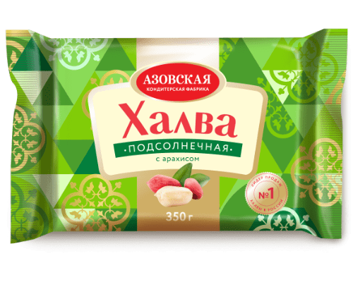 Халва подсолнечная с арахисом 350г