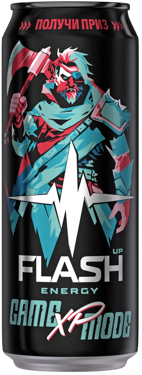 Энергетический напиток «Flash Up Energy Game Mode XP» 0,45л  (Россия)