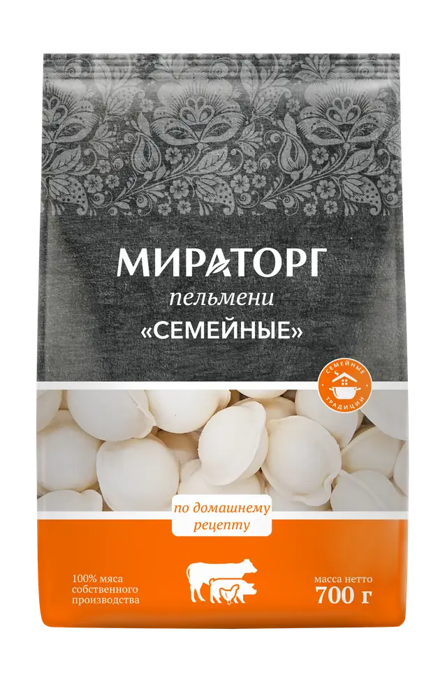 "Мираторг" Пельмени Семейные 700 г (Россия)