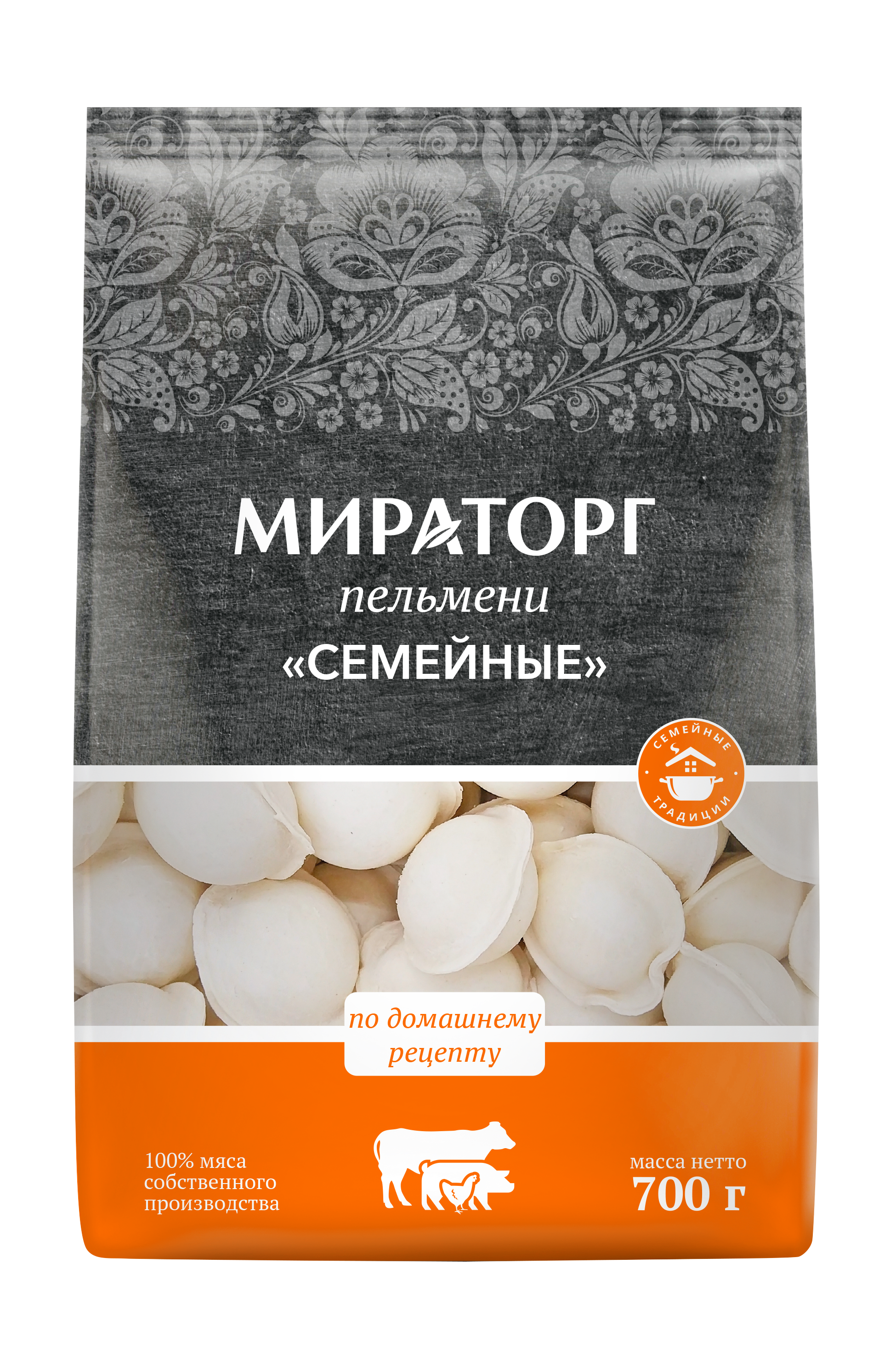 "Мираторг" Пельмени Семейные 700 г (Россия)