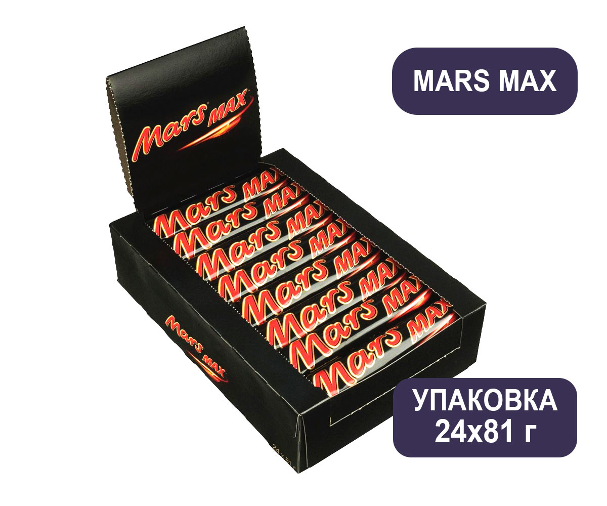 Батончик "Mars" 81г (Россия)