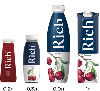Сок "Rich" Вишня 1л ТП (Беларусь)