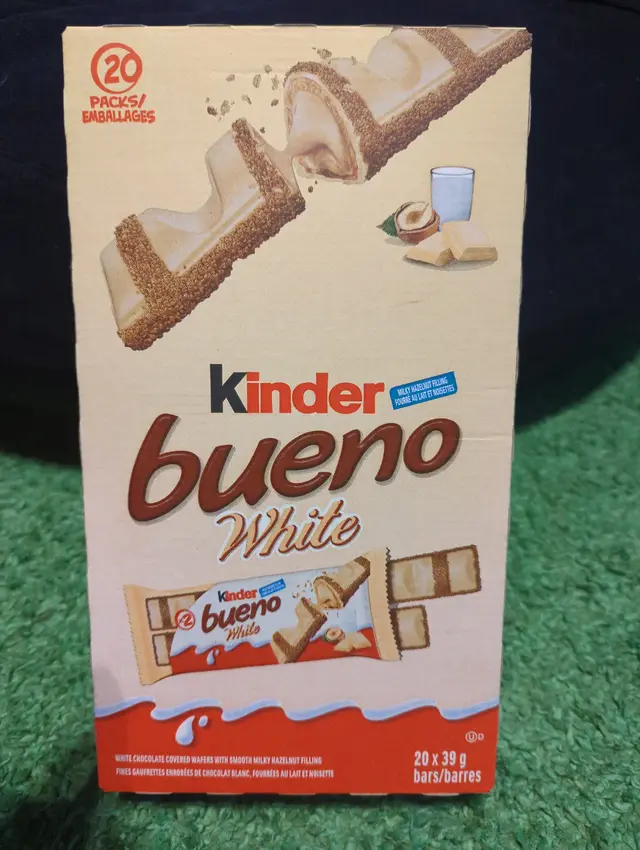 Батончик "Kinder" Bueno бел шок 43г