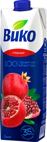 Сок "Вико" Гранат 1л ТП (Россия)
