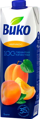 Нектар "Вико" Абрикос ТП 1л (Россия)